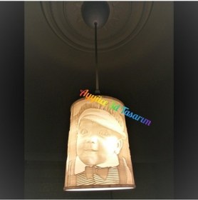 Resim 3D Kişiye Özel Fotoğraflı Avize 