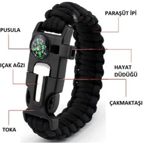Resim modamtn BFS Survival Kamp Bileklik Düdük Çok Amaçlı 