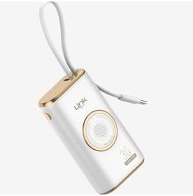 Resim Linktech WP16 MagPro 30W Kablosuz Şarjlı 10.000 mAh Akıllı Saat Uyumlu Powerbank 