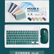 Resim 2Guoyang Mavi-Mavi Ipad Xiaomi Mi Pad Için Huawei Samsung Tablet Sihirli Kontrol Kablosuz Klavye Fare Seti Desteği Android Ios Windows Sistemi 2022 (Yurt Dışından) 