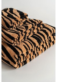 Resim Soley Tiger %100 Pamuk Kadife Banyo Havlusu Diğer 