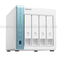 Resim QNAP TS-431P3-2GB Ram 4 HDD Yuvalı, 2.5GBE Bağlantı Noktalı NAS Depolama Ünitesi (TS-431P3-2GB) 