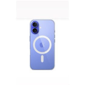 Resim Momax iPhone 16 Sararmaz Magsafe Kılıf Şeffaf 