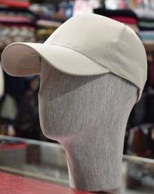 Resim Özgöksu Şapka Unisex Spor Kep Micro Eşofman Kumaşı Arkası Ayarlanabilir Krem 