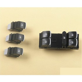 Resim Volkswagen Jetta 2006-2011 Krom Kontrol Düğmeleri 4 Li Set 