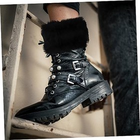 Resim CALLARON 1 Çift Kürk Bot Galoşları Ayakkabı Kadın Kış Çizmeler Ayakkabı Aksesuarı Bacak Isıtıcıları Bacak Kapağı Kış Bacak Isınma Sıcak Tutmak Sıcak 