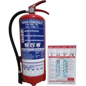 Resim 6kg Yangın Tüpü Veyangın Tüpü Kullanım Talimatı 2li Set 