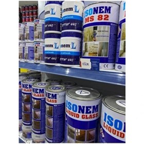 Resim İsonem L Şeffaf Güç Su Yalıtım Boyası 1 kg Elastik Yapı ile Tüm Yüzeyler için Uygun 