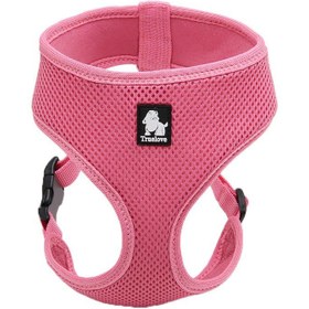 Resim Air Mesh, Pembe Köpek-Kedi Göğüs Tasması - M 