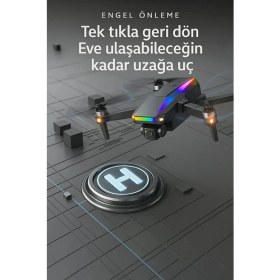 Resim Wirkmarkt S5 Pro Katlanabilir Drone Fpv Mobil Takip, Akrobatik Uçuş, Brushless Motor 50X ZOOM,Içerik Üretimi (Çantalı) 