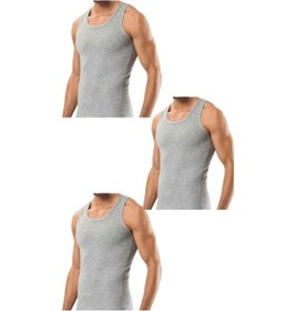 Resim 3 Adet Erkek Slim Fit Likralı Penye Sporcu Rambo Atleti 001 