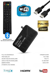 Resim Sine Plus Hd Uydu Mini Bt Kumanda Çanaklı Çanaksız Dahili Wifi Anten Içinde Takılı Sınırsız Tv Sinema Paketi 