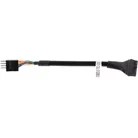 Resim Beloving Usb3.0 20PIN Için Dişi Kablo Adaptör Kordonu USB 2.0 9pin Erkek (Yurt Dışından) 