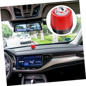 Resim Mobestech Araç Pusula Gösterge Paneli Için Pusula Araba Pusulası Otomobillerin Ön Camı Için Ekran Araba Pusula Gösterge Paneli Araba Çizgi Pusula Çizgi Pusulası Karın Kası Kırmızı 