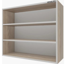 Resim Kenzlife mutfak dolabı ıtır 090.090.30 crd 2 raflı kapaksız ofis banyo kiler evrak kitaplık 