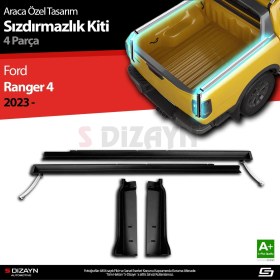Resim S-Dizayn Ford Ranger 4 Kasa Sızdırmazlık Kiti 2023 Üzeri A+ Kalite 
