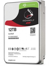 Resim 12 TB SEAGATE 3.5 IRONWOLF SATA3 7200RPM 256MB ST12000VN0008 (RESMI DIST GARANTILI) 