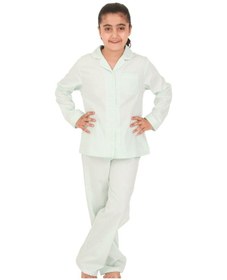 Resim The Don Açık Yeşil Beyaz Kareli Kız Çocuk Pijama Takımı (9-14 Yaş 