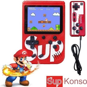 Resim 400 Oyunlu Atari Sup Game Box Konsollu Model Tv Bağlanan El Konso 