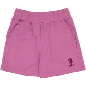 Resim U.s. Polo Assn. Kız Çocuk Fuşya Şort Örme 50306279-vr023 Fusya Fuşya 