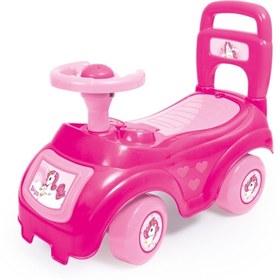 Resim Dolu Unicorn Bingit Pedalsız Araba Pembe 2522 