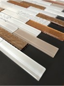 Resim Fionart Krıstal Cam Mozaık 20x98 Mutfak Tezgah Arası Ve Banyo 