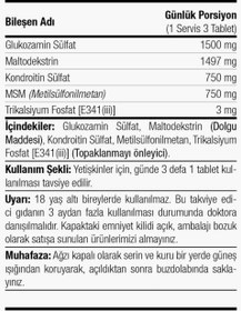 Resim Herbina Glukozamin Kondroitin Msm 200 Tablet 