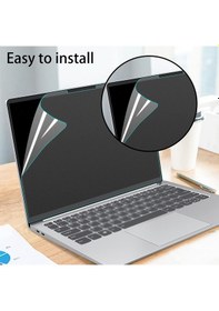 Resim Novstrap Apple Uyumlu MacBook Pro 14 İnç M5 Çip A3434 İle Ekran Koruyucu Parlak Nano Film Şeffaf 