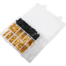 Resim Passing 1050PCS Altın Sıkma Terminalleri Soğuk Preslenmiş Yaylı Terminaller (Yurt Dışından) 