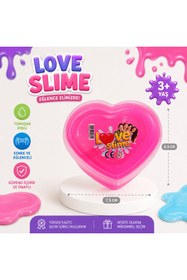 Resim Emrah Gültekin 1 Adet Love Slime Kalpli Renkli Slime Oyuncak 3+ Yaş Esnek Yumuşak Güvenli Çocuk Jel Eğlenceli Hediye 