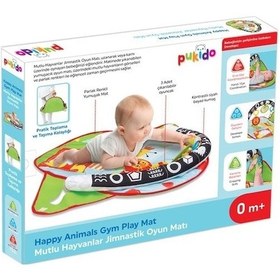 Resim Pukido Bebek Jimnastik Oyuncaklı Oyun Halısı 