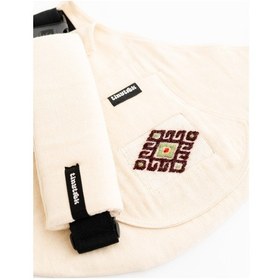 Resim Tinytrek X Helvacı Kilim Child Carrier-10 Ay-4 Yaş Max 18 Kg Bej Kilim Desen Çocuk Taşıyıcı Ana Kucağı-sling-yan Sling 