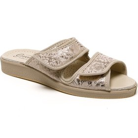 Resim Sandalet Kadın 5688 Green Life Stretch Women's Footwear Beige Bej 
