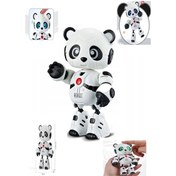Resim Sevimli Robot Panda Ilk Oyun Arkadaşım Sesli Işıklı Konuşan Ses T 