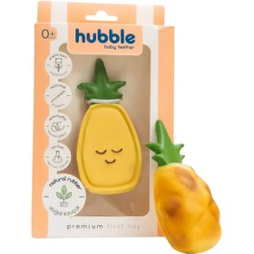 Resim Hubble - Doğal Bebek Diş Kaşıyıcı Ve Oyuncağı Ananas 