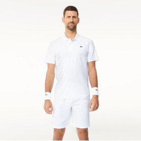 Resim Lacoste Sport X Novak Djokovic Erkek Regular Fit Beyaz Şort 