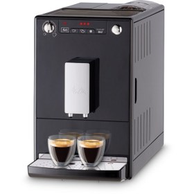 Resim melitta Caffeo Solo Tam Otomatik Kahve Makinesi Buzlu Siyah 