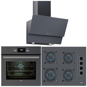 Resim Teka Chef 4 HAK 625 ST - GBC 64002 KBC ST E4 - ATV 60 Pro ST Gri Ankastre Set 