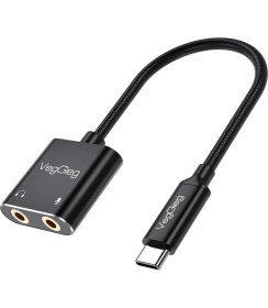 Resim Karokstore Type-C Ses Kartı 3.5mm Kulaklık ve Mikrofon Girişli 