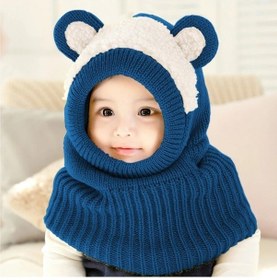 Resim Jialan Yenidoğan Bebek Kış Şapka Sıcak Astar Karikatür Kaplan A Mavi 