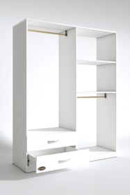 Resim Kenzlife Giysi Dolabı Şemsettin 175*120*40 Byz Gardırop 2 Çekmeceli 