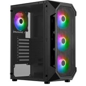 Resim GAMDIAS AURA GC1, 750W, Tempered Glass, Mesh, ARGB, Micro ATX GAMING KASA 