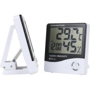 Resim Dijital Termometre Nem Ölçer Bebek Odası & Ev Için 24 Saat Modlu 