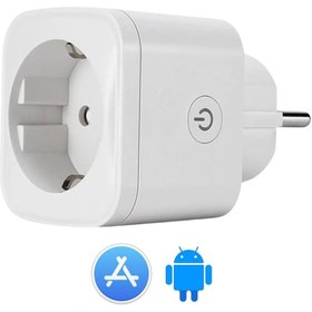Resim fullreyon Uzaktan Telefonla Kumanda Edilen Akıllı Priz, Unutkan Tembel Prizi Evham Vesvese Giderici Wifi Priz 