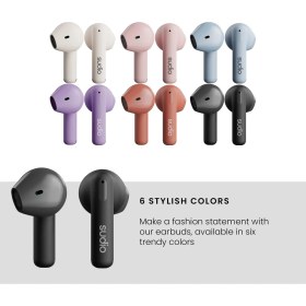 Resim Braventa Collection Sudio A1 Black, Bluetooth'lu Kulaklık, Kompakt Kablosuz Şarj Yuvası, Ipx4 Korumalı, Entegre Mikrofon 