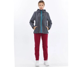 Resim Mapamyumco Windbreaker Kadın Ceket-Füme 