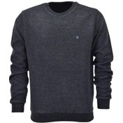 Resim Erkek Büyük Beden Sıfır Yaka Sweatshirt 6834 Bt Bgl-st04021 Antrasit 