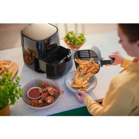Resim 4.1l Airfryer ve Inox Ekmek Kızartma Makinesi Seti, Şık ve Kullanışlı Ev Mutfak Ürünü 