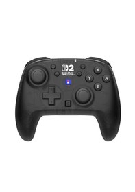 Resim Nintendo Switch 2 HorApple iPad Uyumlu Turbo Kablosuz Oyun Kolu Siyah Pro Controller 