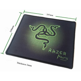 Resim Razer Desenli Baskılı Gaming Oyuncu Mouse Pad 25-21Cm Kaydırmaz 